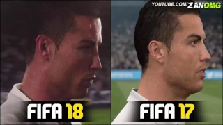 FIFA 18 vs  FIFA 17 Graphics Comparison