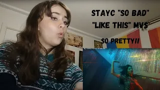 It's going down! | STAYC "SO BAD" + "LIKE THIS" MVs REACTION