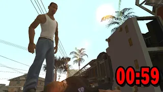 ME PASO GTA SAN ANDREAS EN UN MINUTO (GTA SA Speedrun) @ifrioSA