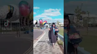 Graduation 👩🏻‍🎓 2021 from university of Northampton 🌙