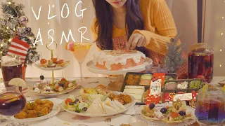 ASMR Preparing Home Party with Convenience Store Food ASMR VLOG