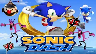 Sonic Dash - Universal - HD Gameplay Sonic Vs Boos Zazz villain Zero to hero #sonicdash