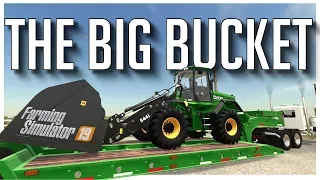 NEW JOHN DEERE WHEEL LOADER ON THE FARM | SEASONS 19 | COUNTY LINE | FARMING SIMULATOR 19