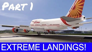 Aerofly 2 Flight Simulator | EXTREME LANDINGS! - Part 1!