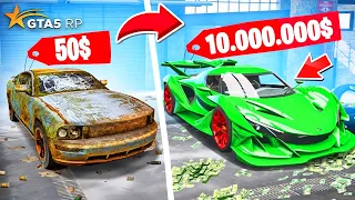 ENG ARZON MASHINALARADA TUNING SHOU! 50.000$ MASHINALAR - GTA 5 RP ROCKFORD