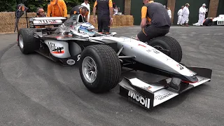 Mika Hakkinen Driving his 1999 Mclaren MP4/14 @ Goodwood Festival of Speed!