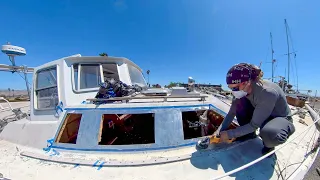 Abandoned Aluminum Sailboat Total Transformation! Month 3