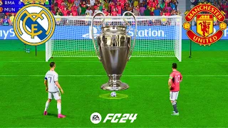 REAL MADRID VS MANCHESTER UNITED FIFA 24 PENALTY SHOOTOUT RONALDO VS MESSI #33