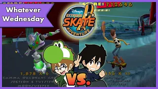 Disney's Extreme Skate Adventure - 2-Player Multiplayer Gameplay! Yoshiller vs. CharlesCBernardo!