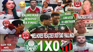 MELHORES REAÇÕES DOS SÃO PAULINOS AO PALMEIRAS 1X0 ITUANO COM GOL DO MURILO E NA FINAL DO PAULISTA