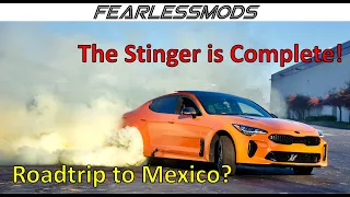 Kia Stinger GTS Ep. 23: Initial Review, Roadtrip & Burnouts!