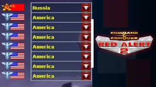 Red Alert 2 | 1 RUSSIA VS 7 USA