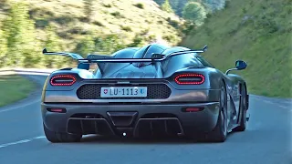 Hypercars Accelerating! Koenigsegg One:1, F50, LaFerrari, Pagani Zonda Cinque, Bugatti Chiron Sport