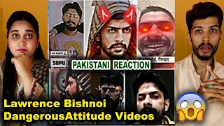 Pakistani Reaction On Lawrence Bishnoi Dangerous Attitude Videos | Lawrence Bishnoi Full attitude