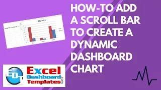 How-to Add a Scroll Bar to Create an Excel Dynamic Dashboard Chart