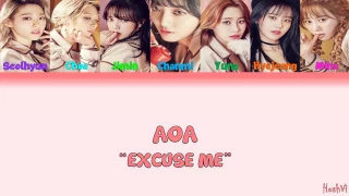 AOA - EXCUSE ME (ColorCoded Han/Rom/Eng Lyrics) l By: HoshVi