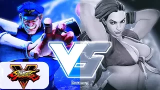 Hiro (M. Bison) Vs IceEffect (Laura) [Street Fighter 5] [Gameplay]