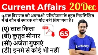 5:00 AM - Current Affairs Questions 20 Dec 2018 | UPSC, SSC, RBI, SBI, IBPS, Railway, KVS, Police