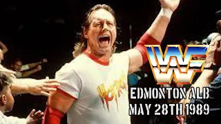 THROWBACK THURSDAY!  WWF Edmonton, Alberta May 28th, 1989 (Hulk Hogan vs Randy Savage)