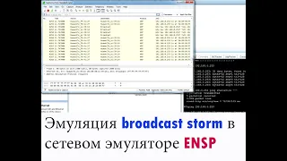 Сделать эмуляция broadcast storm в сети