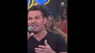 Eduardo Costa fazendo 1ª e 2ª Voz no Faustão l ao vivo