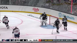 Kirill Marchenko scores goal vs Kings (16 mar 2023)