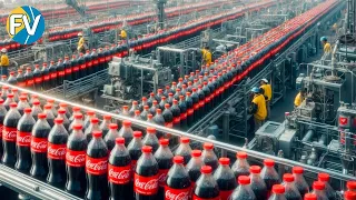 How Coca-Cola is made in mega factories in huge quantities