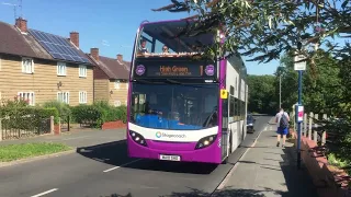 Stagecoach Sheffield 15660 departs Stop on School Road with a Route 1 service to High Green