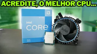 CHEGOU O CORE I3 12100F, O REI DO CUSTO BENEFÍCIO DE PROCESSADORES! VALE A PENA MESMO?