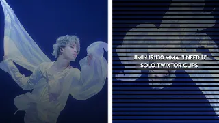 jimin 191130 MMA "i need u" solo twixtor clips for editing