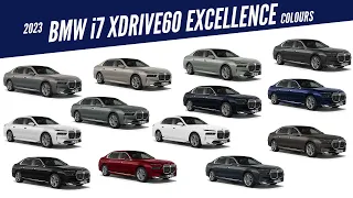 2023 BMW i7 xDrive60 Excellence - All Color Options - Images | AUTOBICS