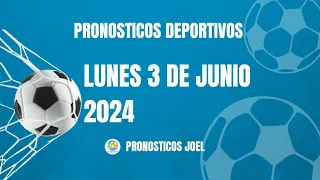 ⚽✅PRONOSTICOS DEPORTIVOS HOY LUNES 03 DE MAYO DE 2024 APUESTAS DEPORTIVAS FIJAS PARA HOY