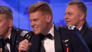 Handsome Air Force Academy Singers   Week 3   America's Got Talent 2017