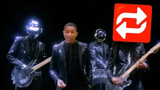 Daft Punk - Get Lucky ft. Pharrell Williams, Nile Rodgers (Reversed)