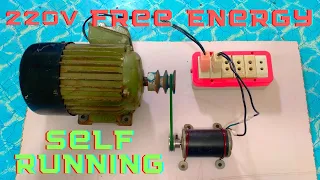 How To Make 220 Volt Free Energy Generator With 48 Magnetic Alternator at Home