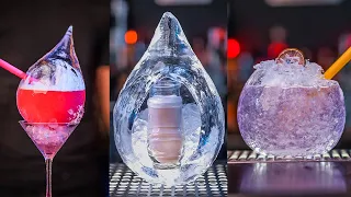 3 Cocktail Ice Presentations Using a Balloon