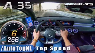 Mercedes AMG A35 4Matic 256km/h AUTOBAHN POV TOP SPEED by AutoTopNL