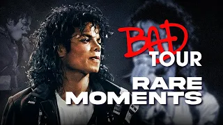 RARE MOMENTS from the Michael Jackson's BAD TOUR | Michi