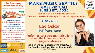 LEE OSKAR - Live From Home #MakeMusicSeattle 2020