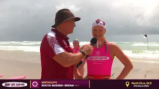 Queensland Surf Life Saving Championships 2024 U19 Female Surf Ski Final #gon