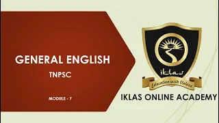 GENERAL ENGLISH - MODULE 7 (Global Issue Environment)