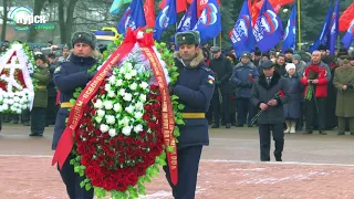 Возложение венков в честь 75-летия освобождения Курска от немецко-фашистских захватчиков