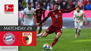 FC Bayern München - FC Augsburg 1-0 | Highlights | Matchday 29 – Bundesliga 2021/22