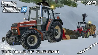 New FORESTRY equipment & winching WOOD | The Hills of Slovenia | Farming Simulator 22 | Episode 9