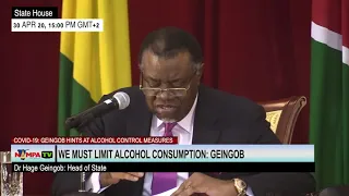 Geingob: Coronavirus crisis could be used to address alcoholism