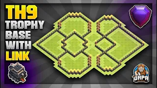 *NEW UNSTOPPABLE TH9 LEGENDS BASE!* NEW META BASE FOR TOWN HALL 9 TROPHY PUSHERS - CLASH OF CLANS