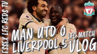 Man Utd 0-5 Liverpool (Best LFC Match Vlog Ever) MO SALAH SIMPLY WORLD CLASS!! Party at Old Trafford