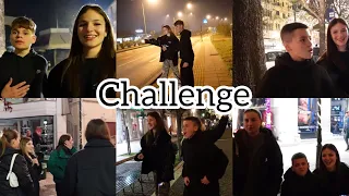 Vlog nga Eli Day2//Sfida njeri-tjetrit dhe te huaj//Angelon e rrefuzojne 😏//Challenge//Dezi Lami