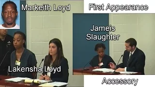 Markeith Loyd: Arraignment of Niece and Ex-Girlfriend 01/12/17