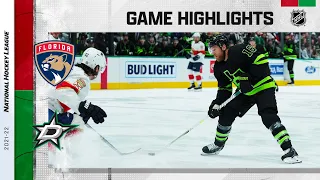 Panthers @ Stars 1/6/22 | NHL Highlights